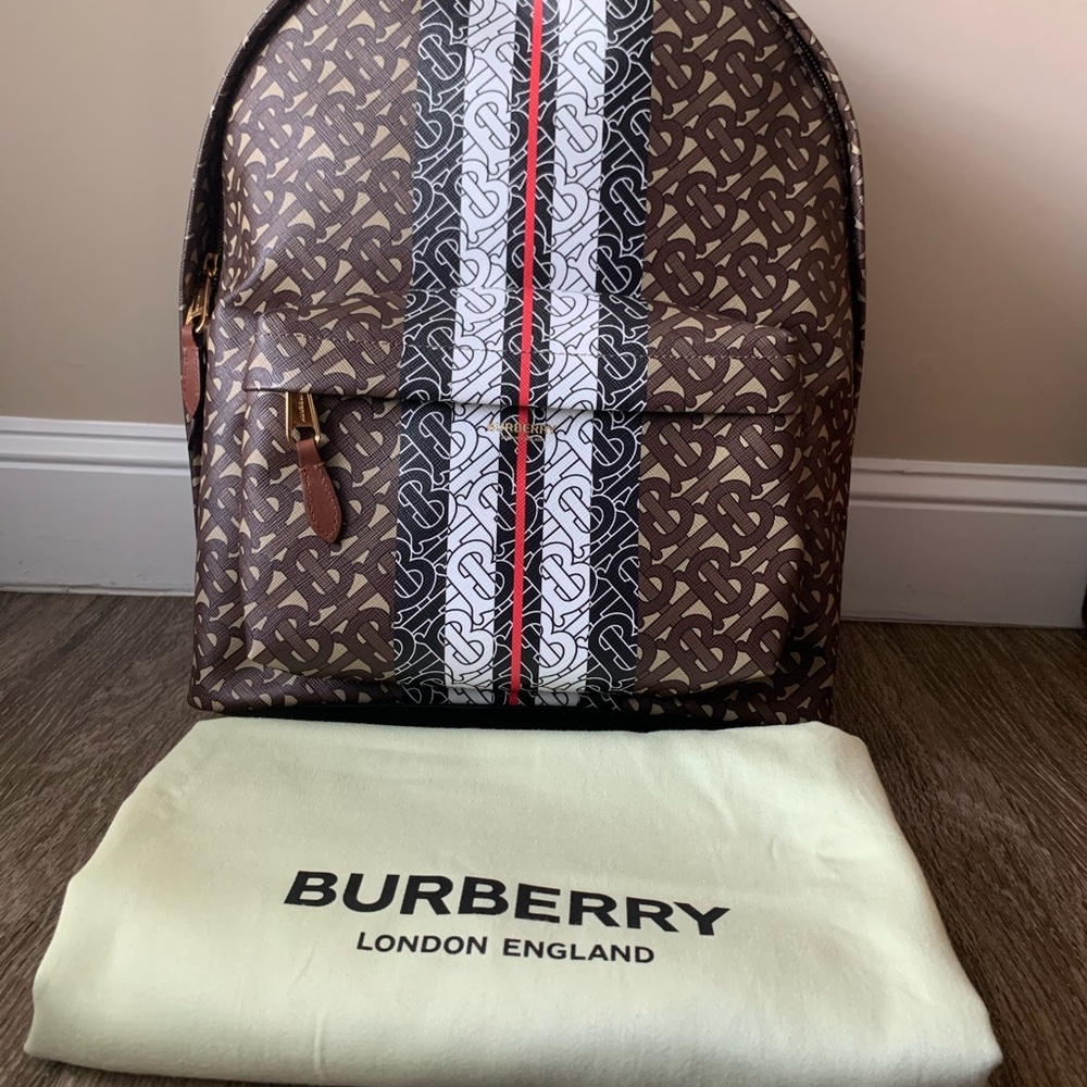 Monogram Canvas Print backpack